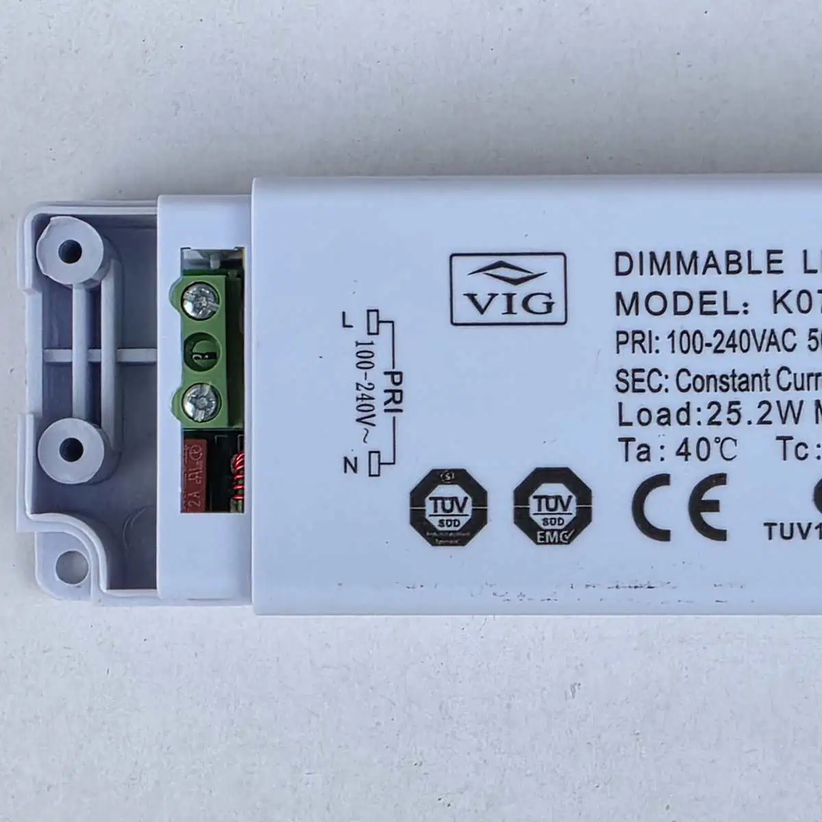 dimbare led driver VIG k07-24T700 12..36vdc 700ma constant current - Afbeelding 4