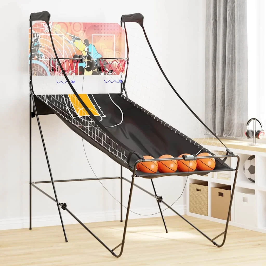 Basketbal Arcade Met 4 Ballen Voor 2 Spelers
