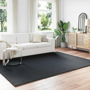 Nep Konijnenbont Tapijt Olite Polyester Zwart