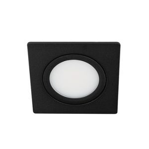 Bella Ondiepe LED spot kantelbaar 5Watt vierkant ZWART dimbaar – interne driver