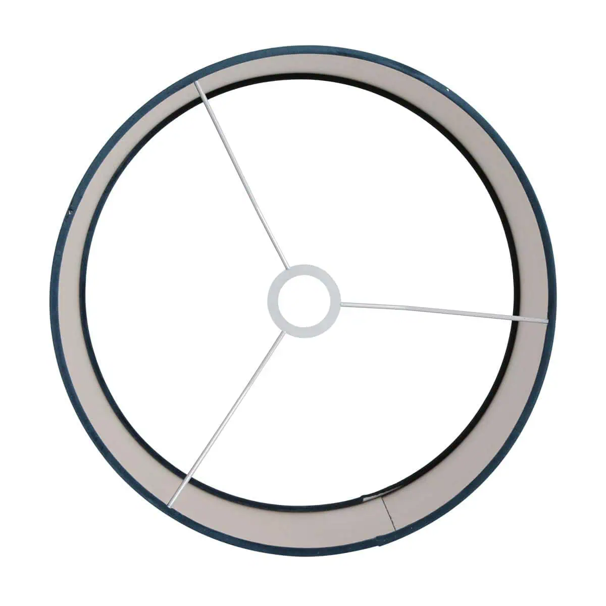 Blauw Velours Lampenkap K1068ZS ⌀40cm met E27 support. - Afbeelding 6