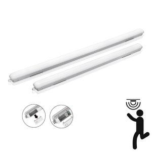 LED armatuur IP65 waterdicht TRI proof Microwave bewegingssensor 36Watt 1200mm helder daglicht – 155lm/W