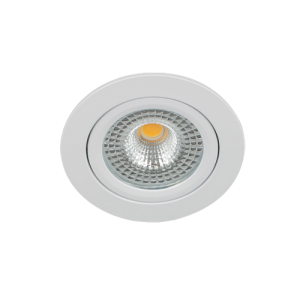 Bella Ondiepe LED spot kantelbaar 5Watt rond WIT IP65 dimbaar – interne driver