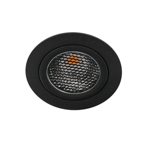 Bella Ondiepe LED spot kantelbaar 5Watt rond ZWART dimbaar