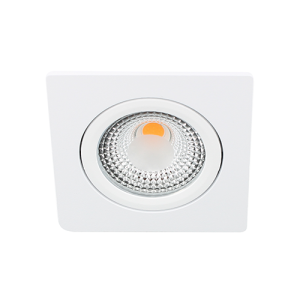 Bella Ondiepe LED spot kantelbaar 5Watt vierkant WIT dimbaar