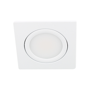 Bella Ondiepe LED spot kantelbaar 5Watt vierkant WIT dimbaar