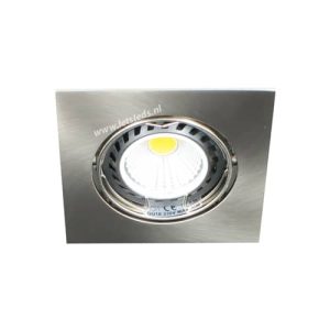 LED spot kantelbaar MR16 COB 5Watt vierkant dimbaar (12Volt)