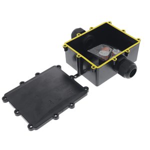 Lasklem Lasdoos XL 2-voudig IP68 waterdicht kabelverbinder zwart 15-19mm kabel