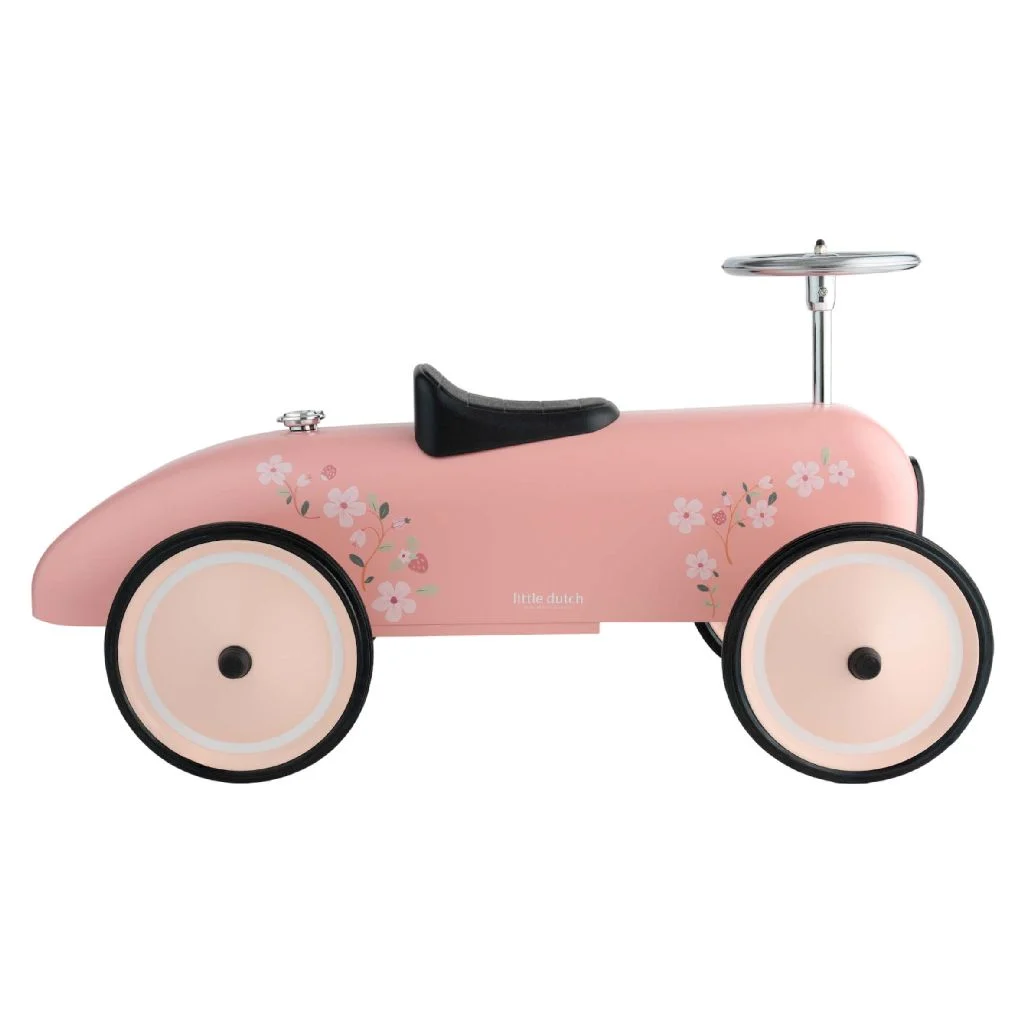 Little Dutch Retro Loopauto Roze - Afbeelding 5
