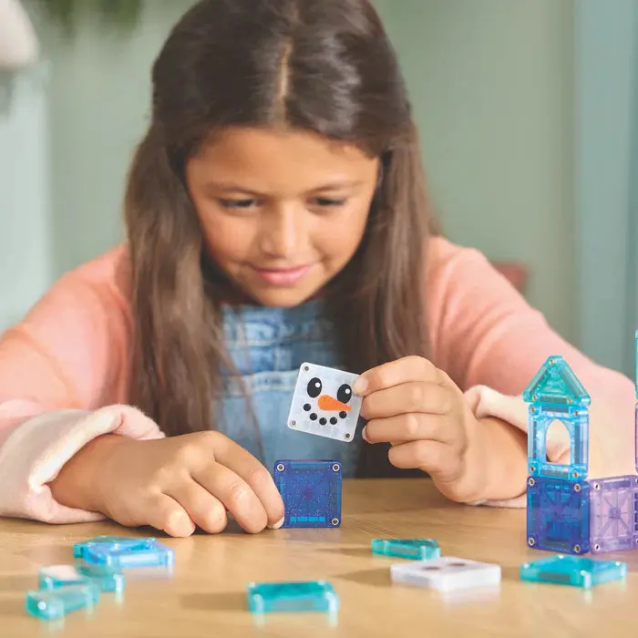 Magna-Tiles MicroMAGS Reisset Winter Wonder 26 stuks - Afbeelding 9