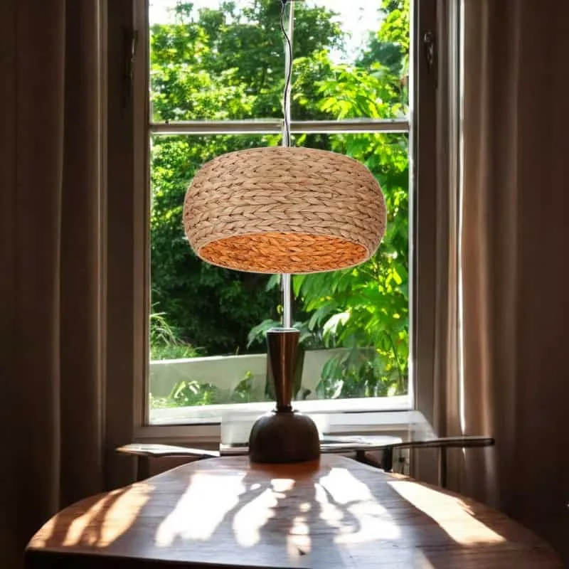 Hanglamp Tessa zeegras 60cm H 2160 H Freelight