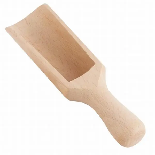Schepje groot beukenhout 14 cm