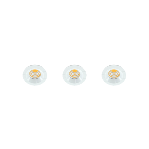 Set 3x Eris LED mini spot 3Watt rond WIT dimbaar