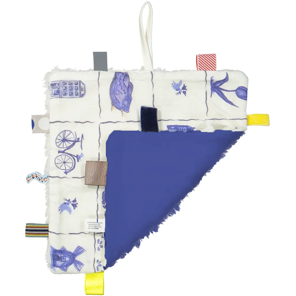 Snoozebaby Knuffeldoekje Delfts Blauw - Afbeelding 2