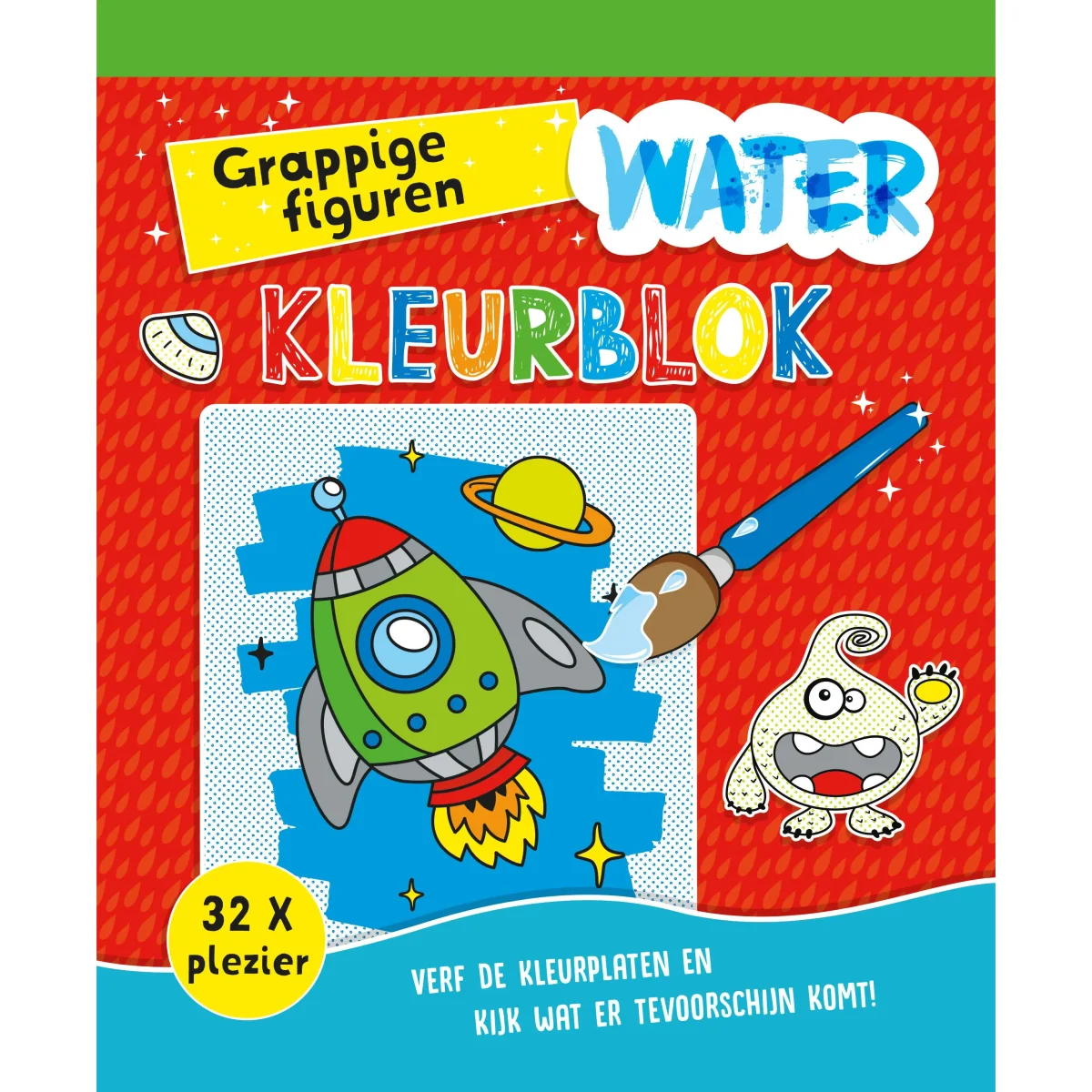 Waterkleurblok Grappige figuren - Afbeelding 2
