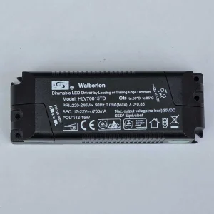 dimbare led driver HLV70015TD outp 17-22vdc 700ma 12-15w